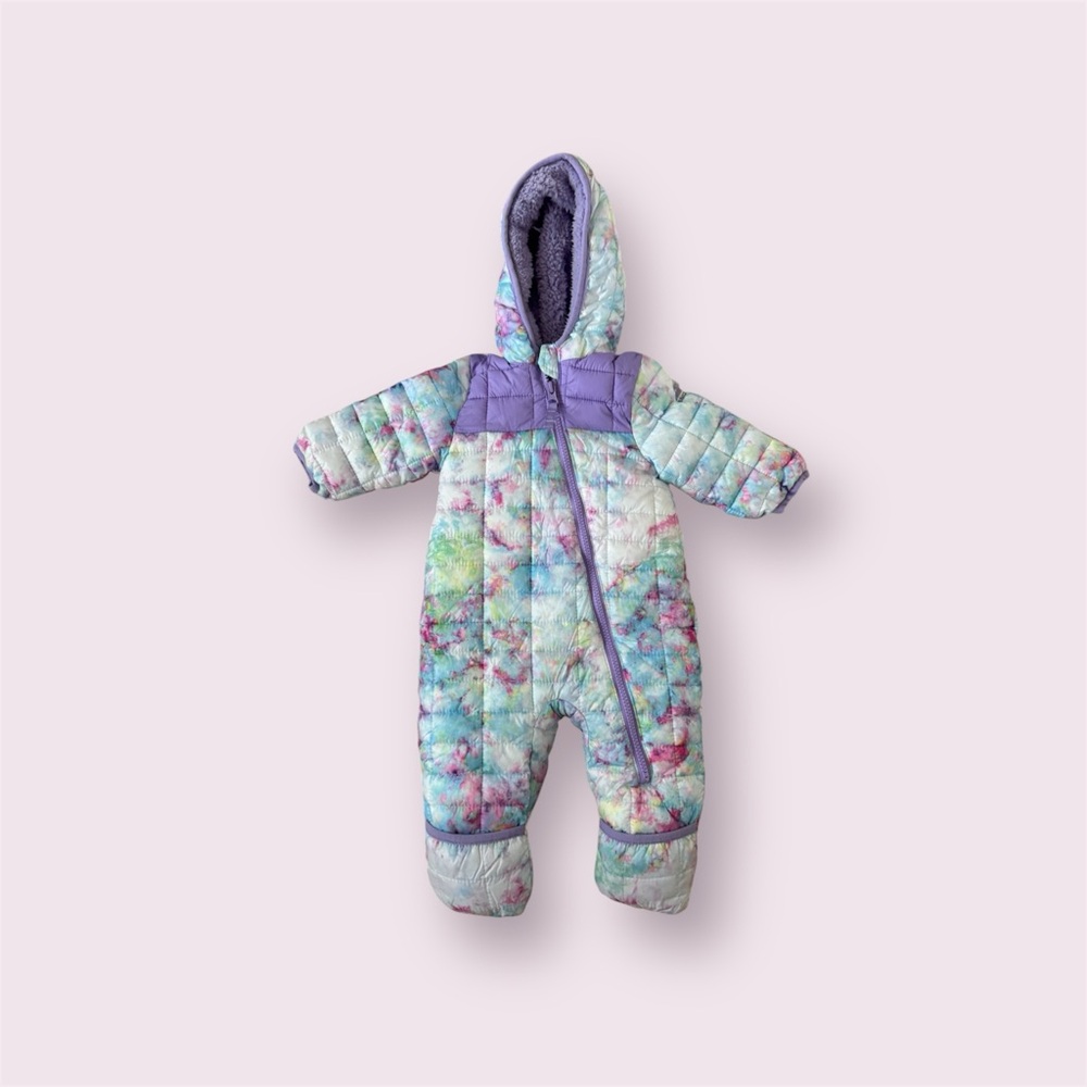 Snozu Plush Baby One-Piece in Light Lavender snow suit fleece lined
